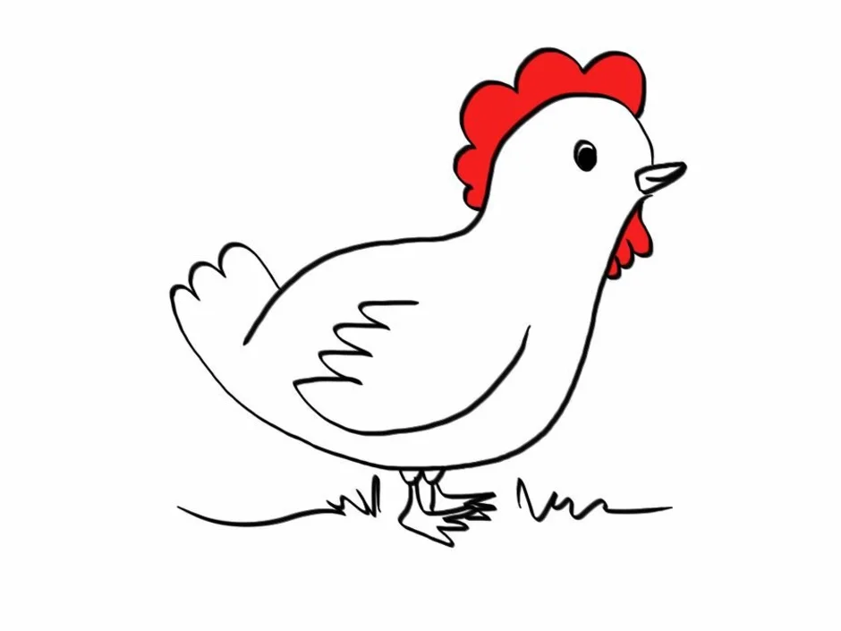 Курица легко и быстро. Курица рисунок карандашом. Курица рисунок для детей карандашом. Рисунок курицы для срисовки. Курица легкий рисунок для детей.
