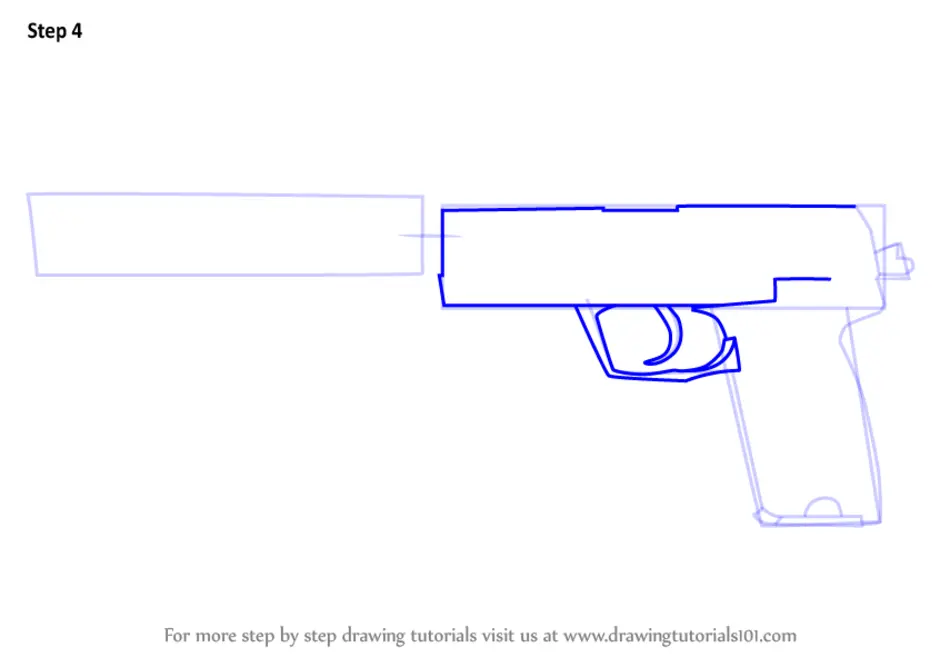 Как нарисовать usp из стендофф 2