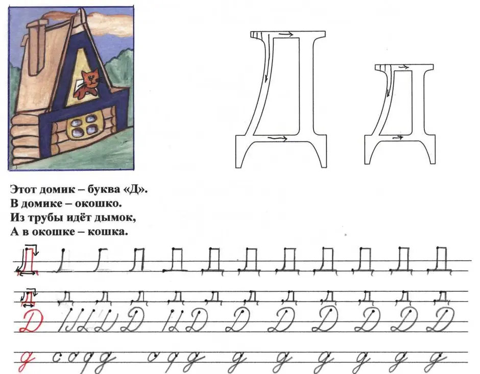 Презентация изучение буквы д