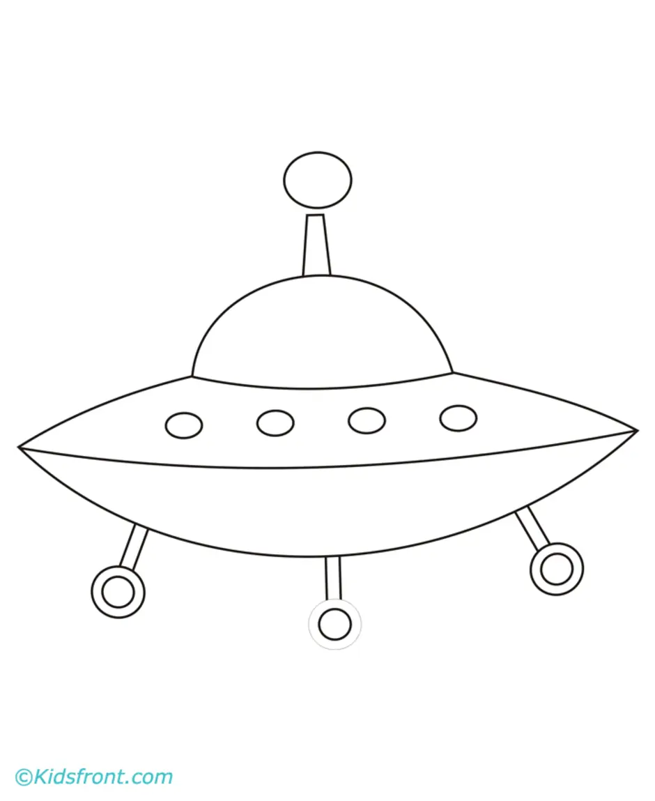 Картинки для детей космические тарелки