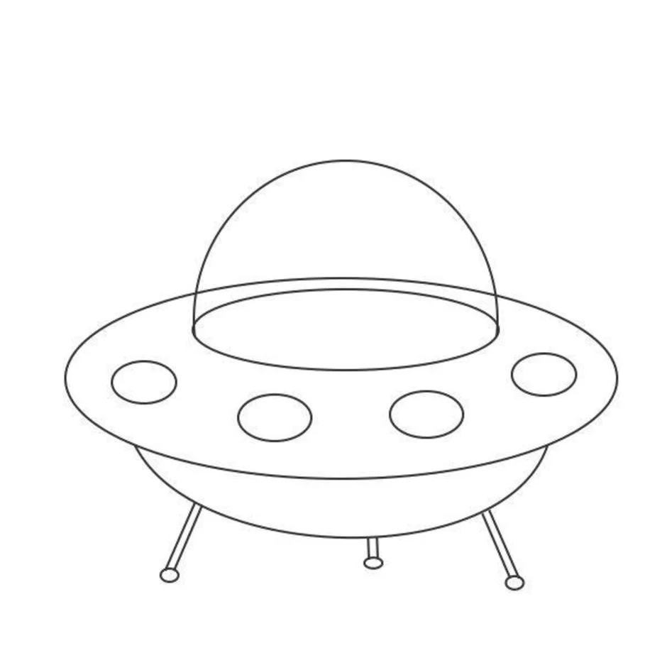 Картинки для детей космические тарелки
