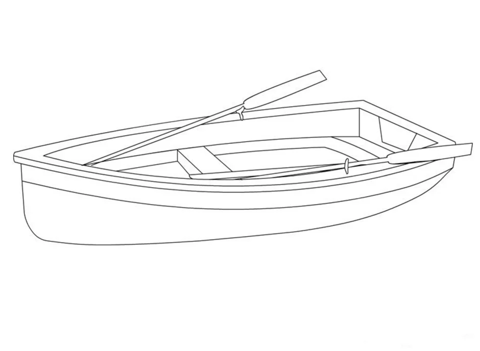 Как нарисовать лодку картинки