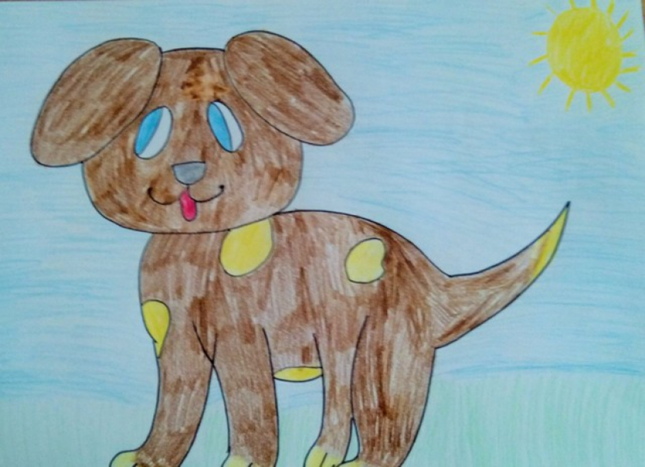 Рисовать любимое животное. Рисунок на тему животные. Рисование домашние животные старшая группа. Собака детский рисунок. Рисунок любимого животного.