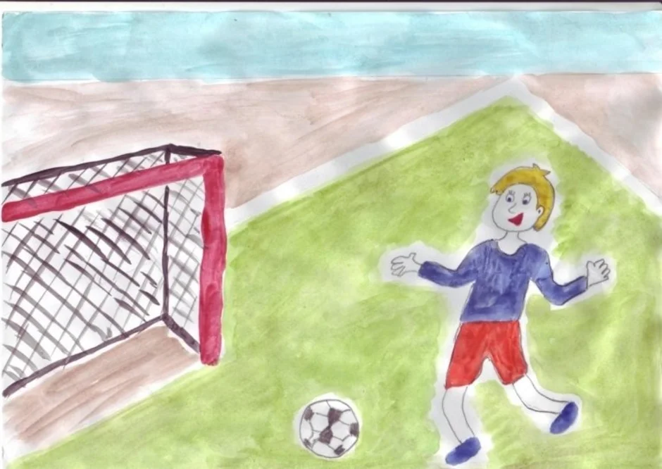 Любимая игра урок. Рисунок на тему футбол. Рисунок на спортивную тему. Рисунок на тему мой любимый вид спорта. Рисунок на тему спорт для детей.