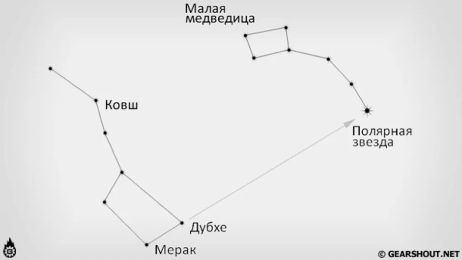 Созвездие большой медведицы и малой медведицы картинки