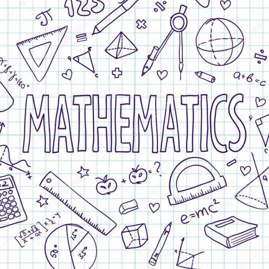 Рисунки на тетрадь по математике. Математические рисунки. Математика рисунок. Маленькие математические рисунки. Математические предметы.