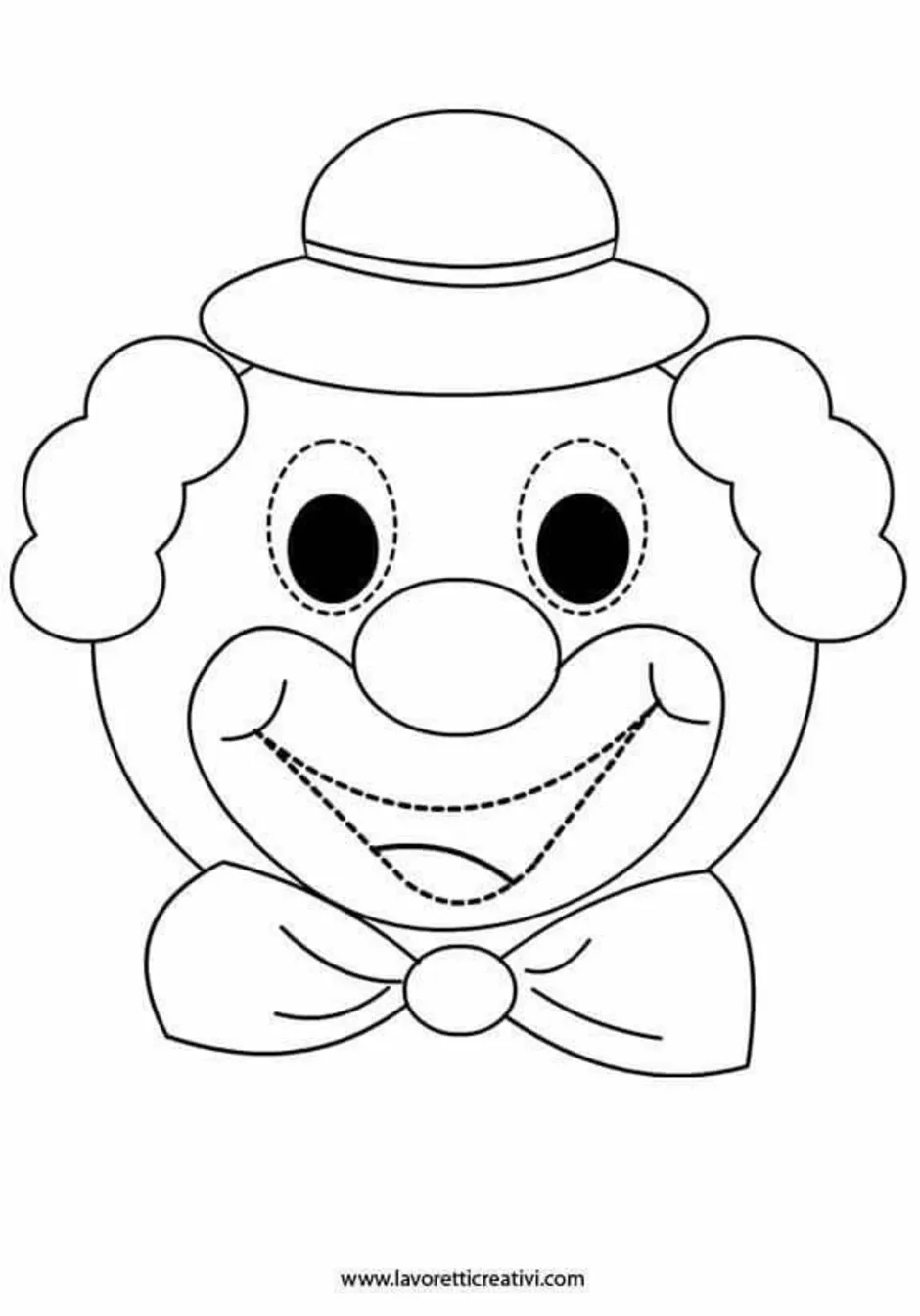 Шаблон клоуна для аппликации для детей. Клоун раскраска. Лицо клоуна раскраска. Клоун раскраска для детей. Клоун трафарет.