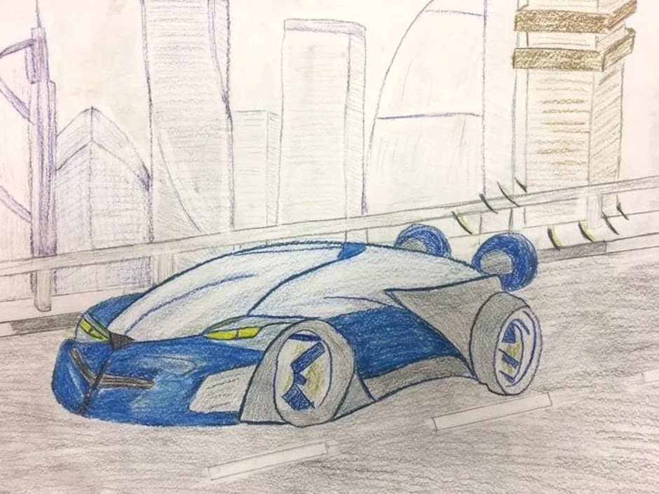 Рисунок машины 3 класса. Автомобиль будущего рисунок. Легкий рисунок на тему автомобиль. Автомобиль будущего для детей. Автомобиль будущего рисование.