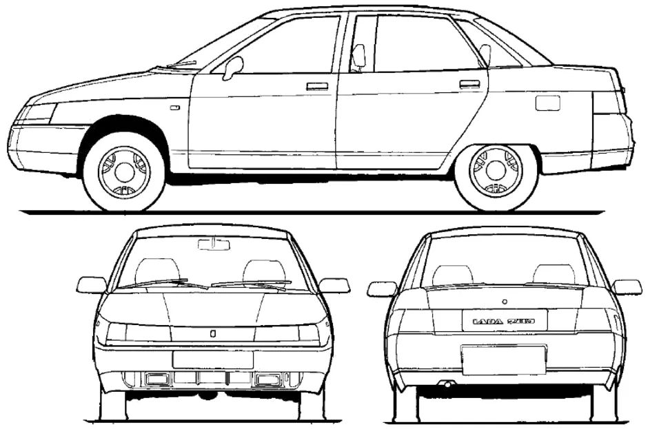 10 рисунок машина