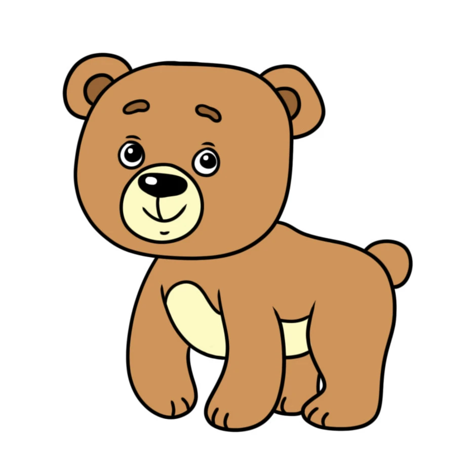 Медвежонок рисунок