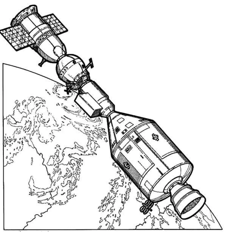 Рисунки космической станции