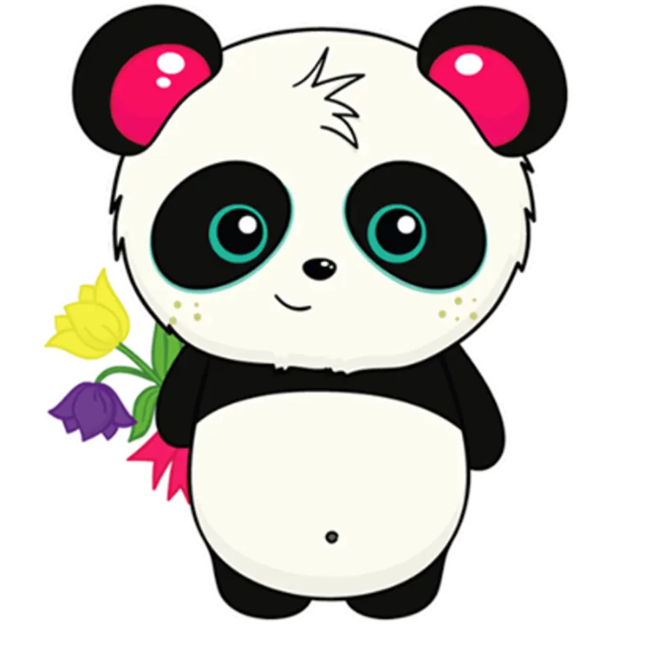 Пандочка блоггер. Милые панды мультяшные. Панда рисунок. Пандочка рисунок для срисовки. Пандочка мультяшная.