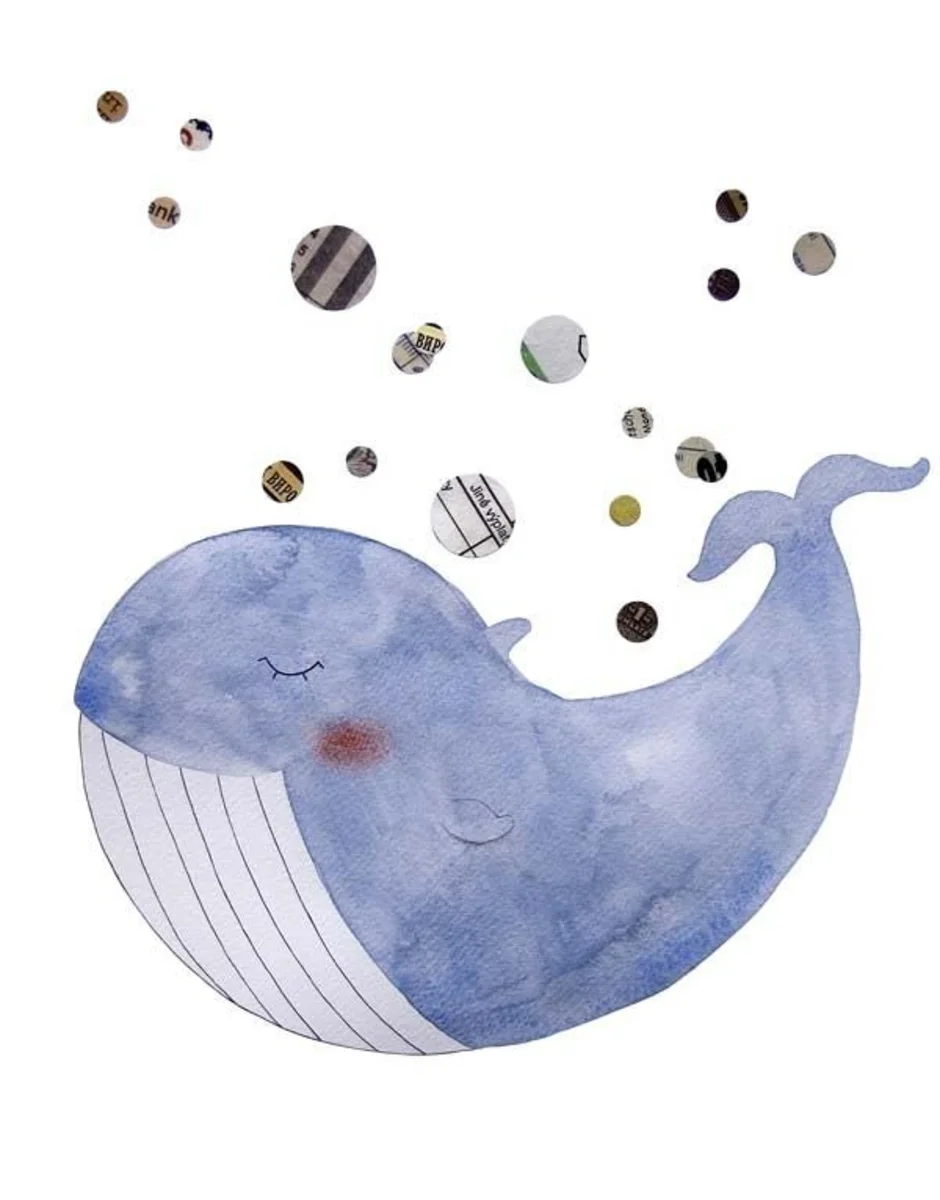 Милые иллюстрации кит