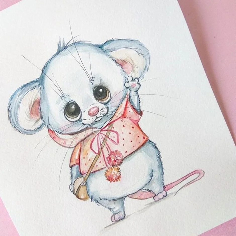 Милый мышонок иллюстрация