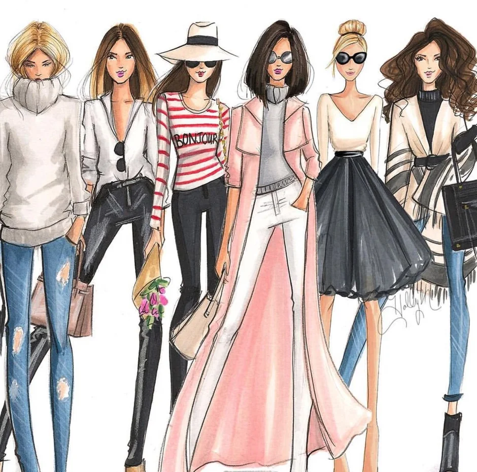 Как рисовать fashion illustration