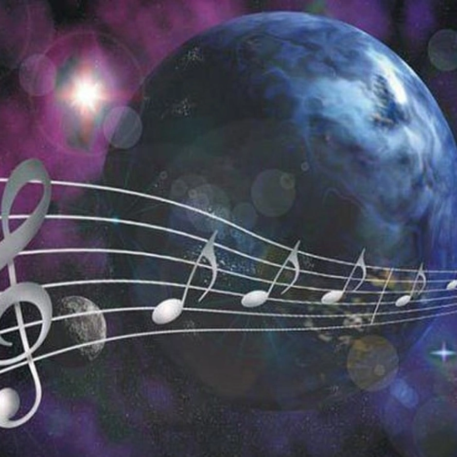 Музыка про мир. Музыкальные картинки. Музыкальная Планета. Композиция космос. Музыкальный космос.