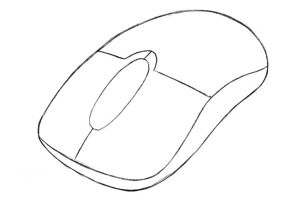 Рисунок мышь компьютерная информатика