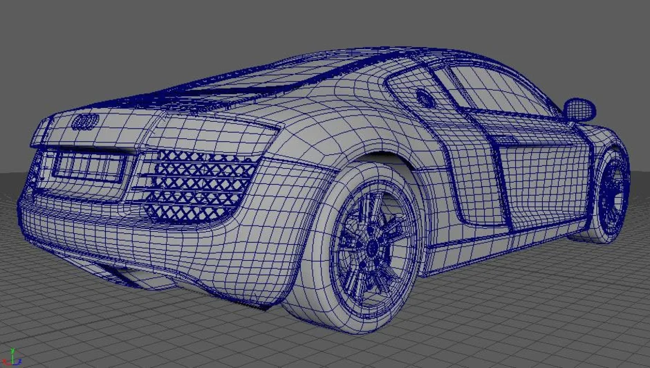 Построить компьютерную модель. Nurbs моделирование автомобиля в 3ds Max. Что такое Nurbs моделирование в Maya. Audi r8 Blueprint. Компьютерная модель машины.