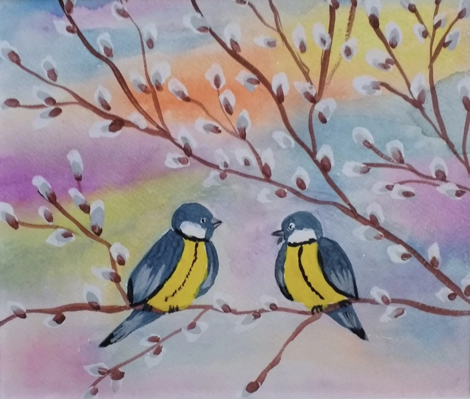 Птицы весной 2 класс. Рисование весенних птиц.
