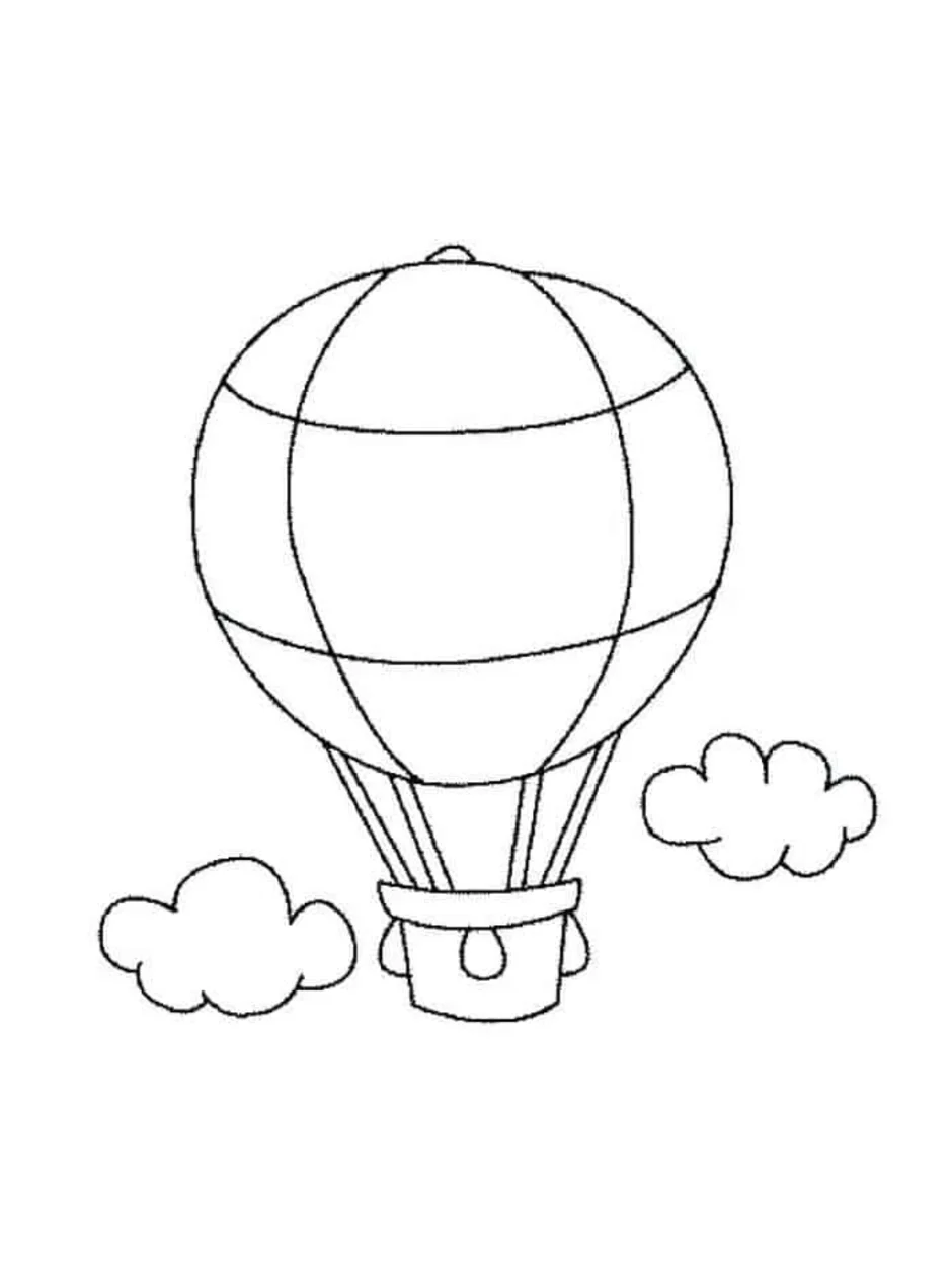 Небольшой легкий шарик. Воздушный шар раскраска. Воздушный шар раскраска для малышей. Раскраска воздушный шар с корзиной. Воздушный шар с корзиной трафарет.