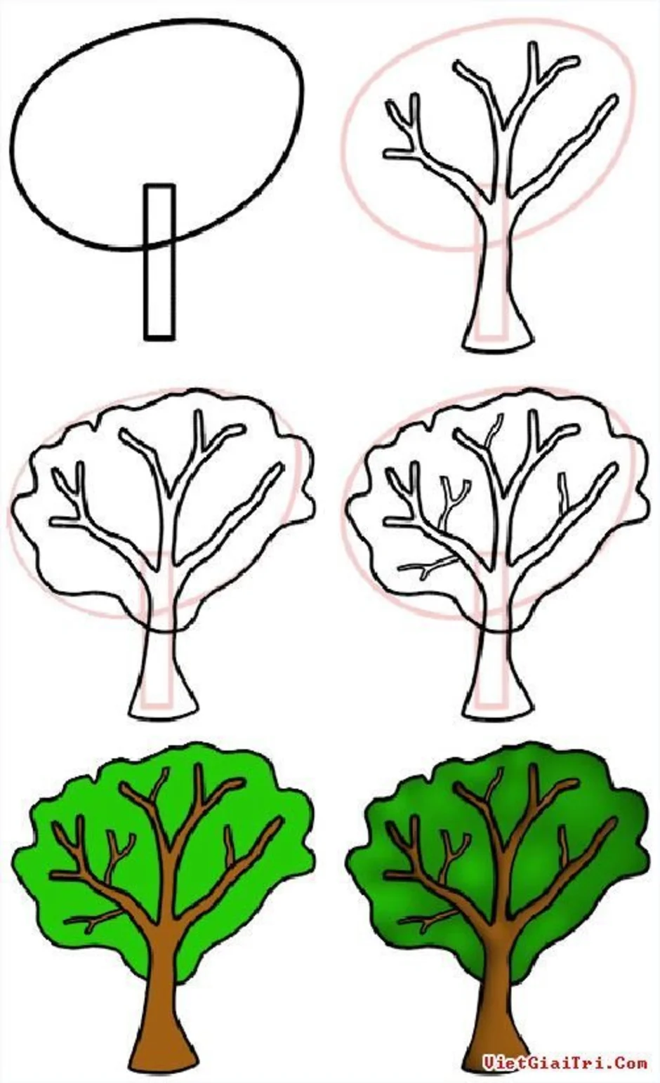 Деревья для рисования для детей. Поэтапное рисование дерева для детей. Последовательное рисование дерева. Последовательное рисование дерева для детей.