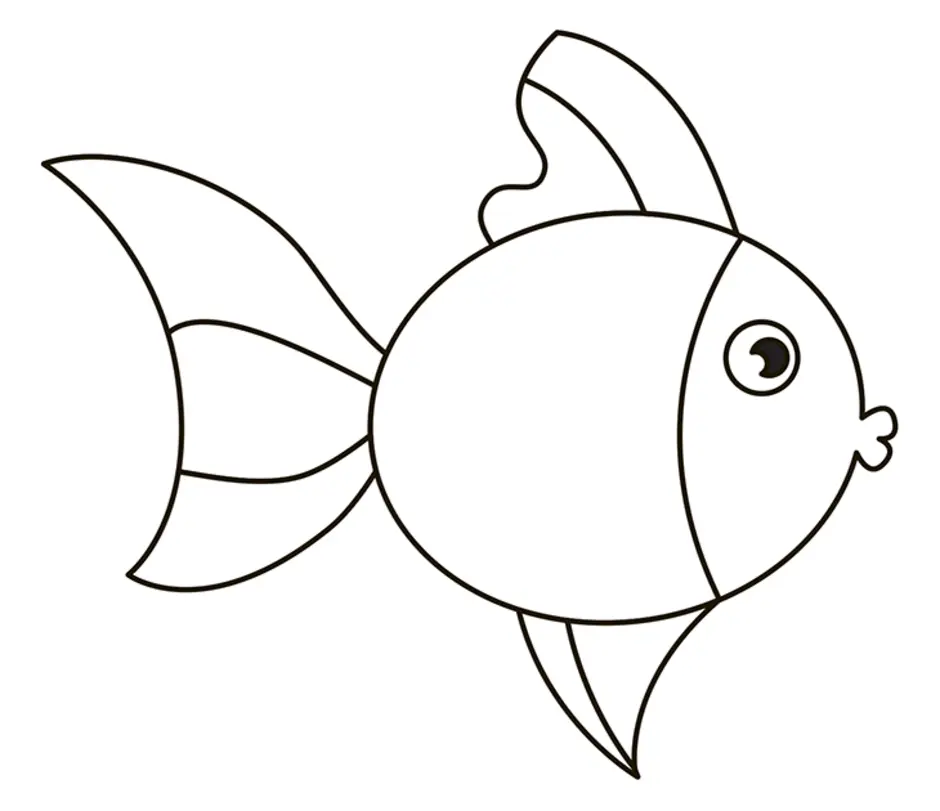 Была рыбка простая. Трафарет "рыбки". Рыбка рисунок. Рисование рыбки. Трафареты рыбок для рисования.