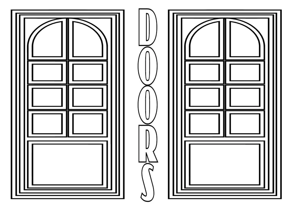 Как нарисовать фигуру из doors