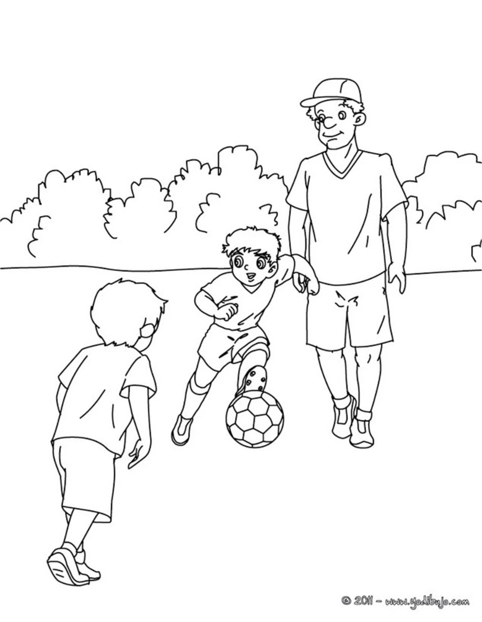 Спортивных семей шаблоны. Раскраска спортивная семья. Раскраска футбол. Раскраска спортивная семья для детей. Рисунок на тему футбол раскраска.