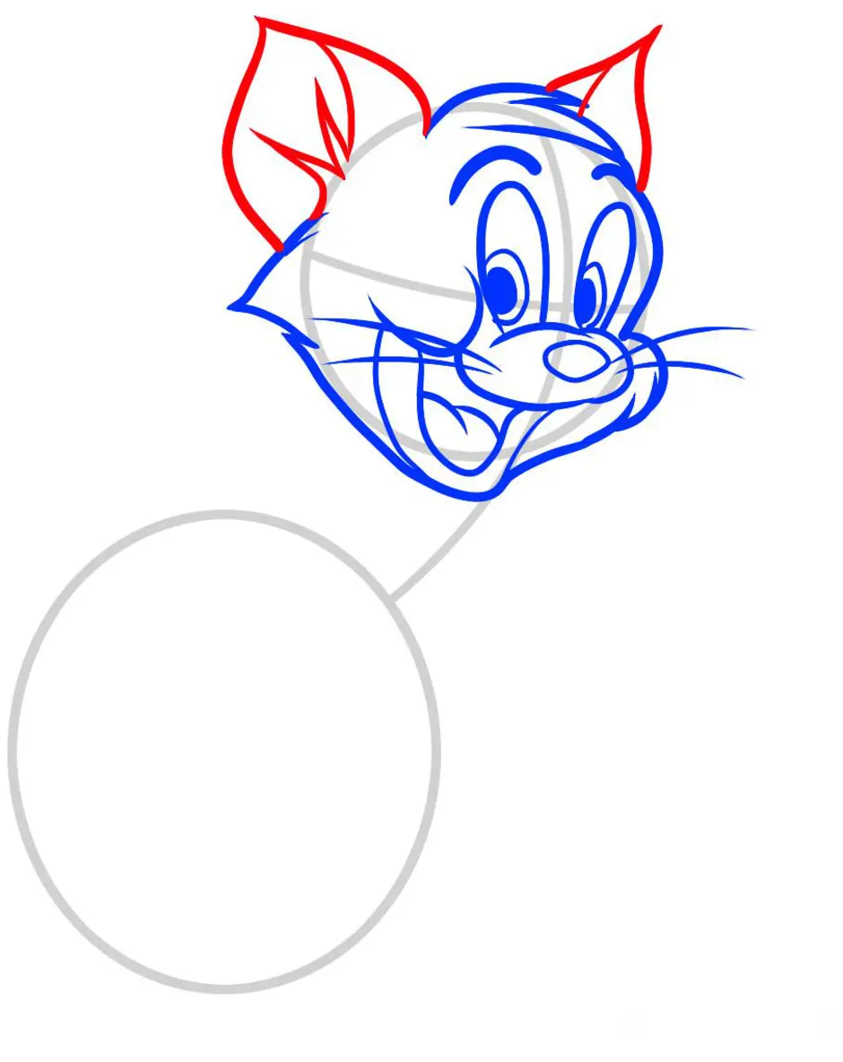 Тома легкая. Джерри карандашом поэтапно. Рисуем Тома и Джерри поэтапно. Том и Джерри нарисовать поэтапно. Том и Джерри поэтапное рисование.