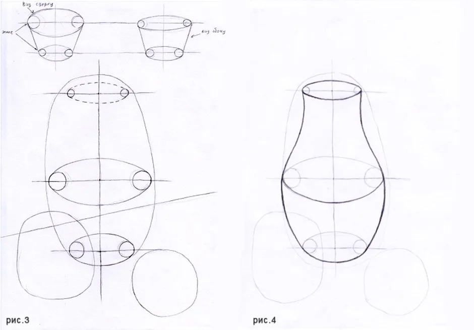 Как правильно нарисовать кувшин
