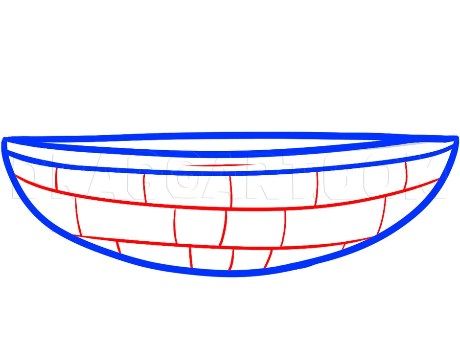 Как рисовать лодочку