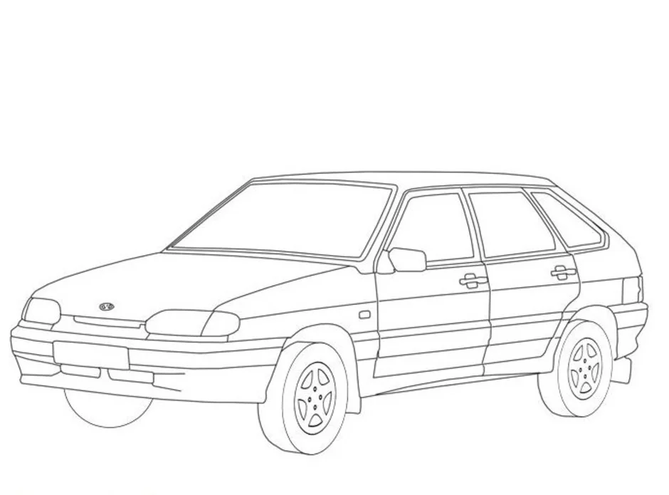 Лада ваз 2114 рисунок