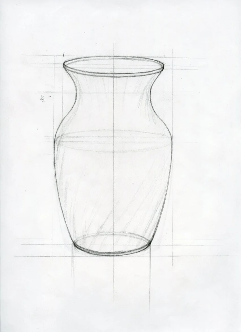 Рисунки карандашом вазы легко. Набросок вазы. Ваза карандашом. Рисование вазы. Эскиз вазы.