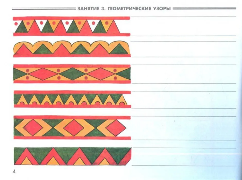 Орнамент 5 класс изо рисунок