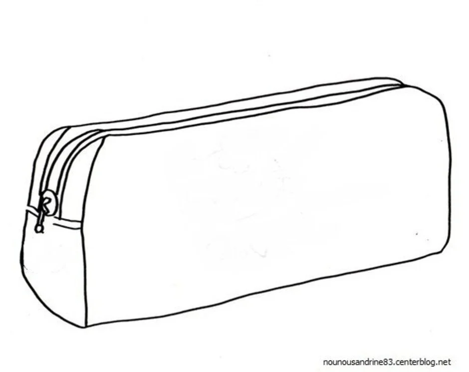 Картинка пенала школьного нарисованный
