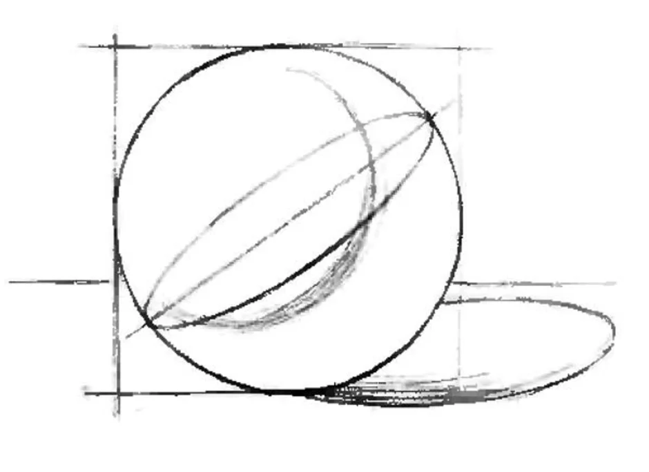 Как нарисовать шар с тенью поэтапно