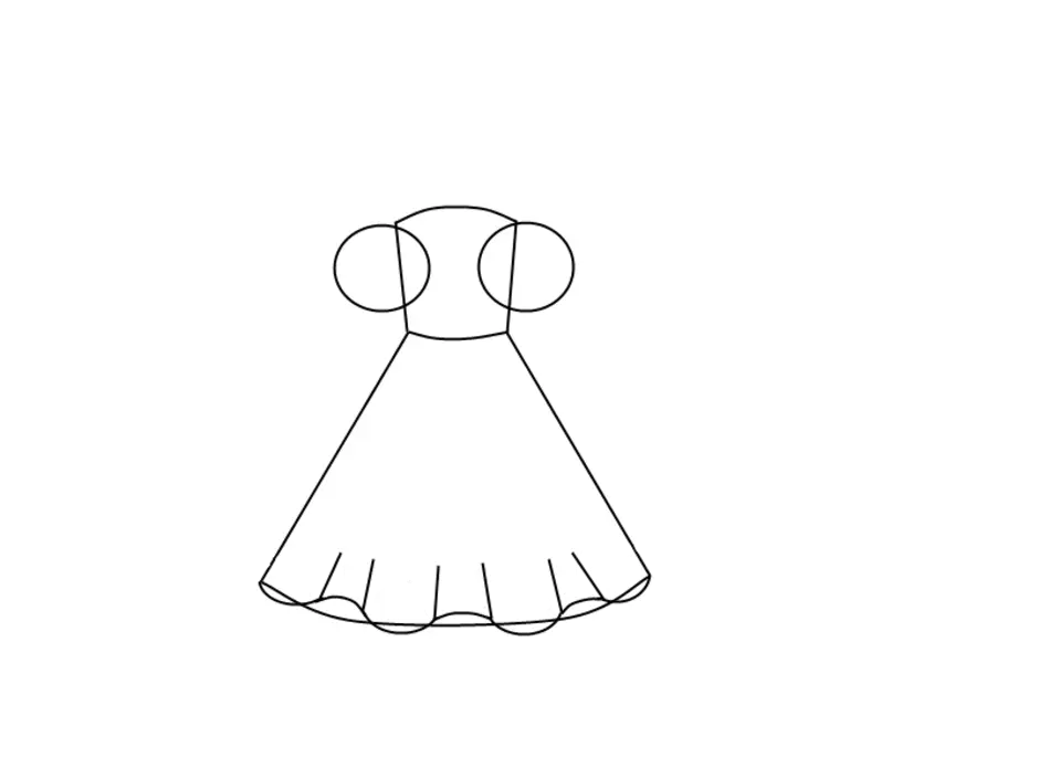 Как рисовать платья для детей