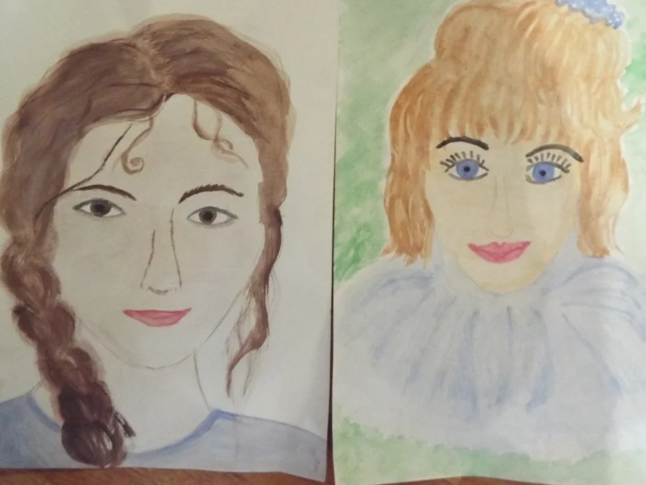 Рисуем портрет красками 3 класс. Портрет мамы. Рисунок для мамы. Портрет изо. Портрет образ человека.