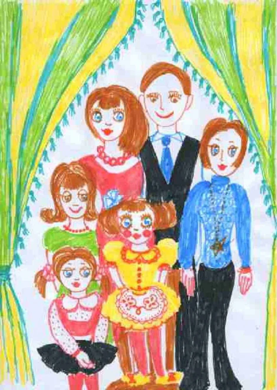 Работа на тему год семьи. Семья рисунок. Рисунок на тему моя семь. Рисунок моя семья. Рисунок на тему моя семья.