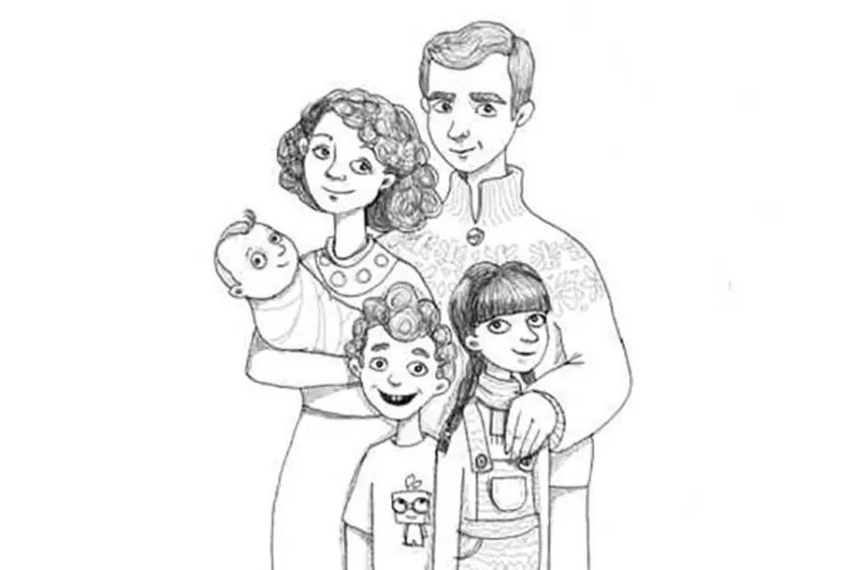 Нарисовать маму папу сестру и брата. Семья рисунок. Семья рисунок карандашом. Рисунок на тему семья. Рисунок моя семья карандашом.