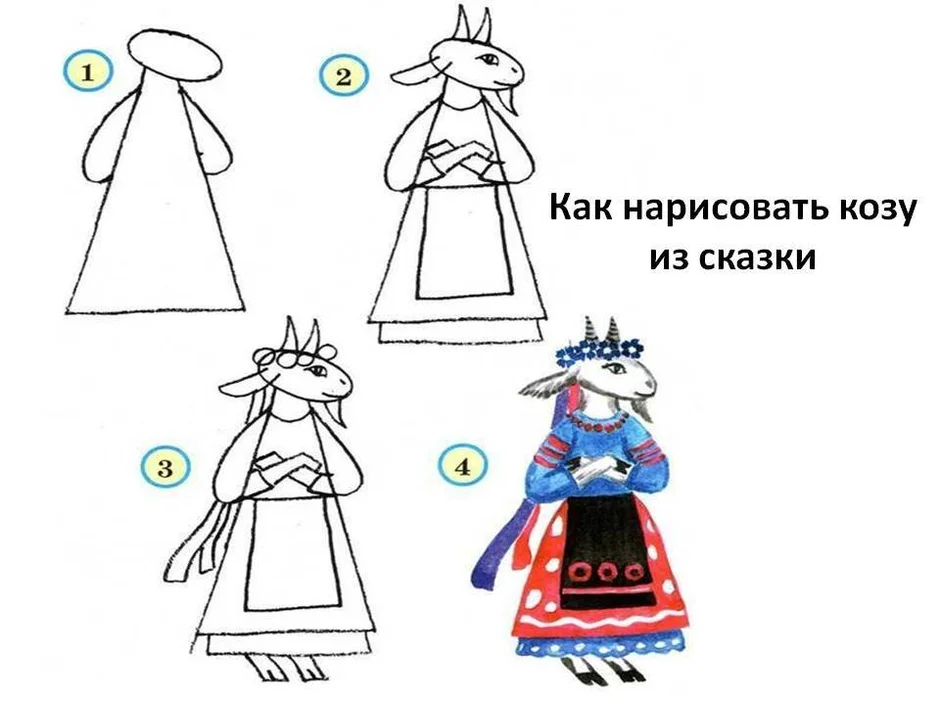 Рисунок костюм сказочного героя