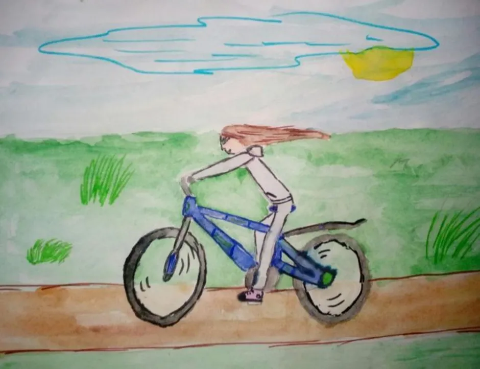 Велосипед Детский Рисунок (55 Фото)