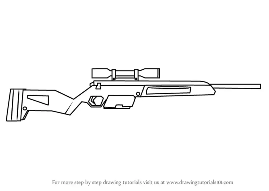 Как нарисовать винтовку из стандофф 2