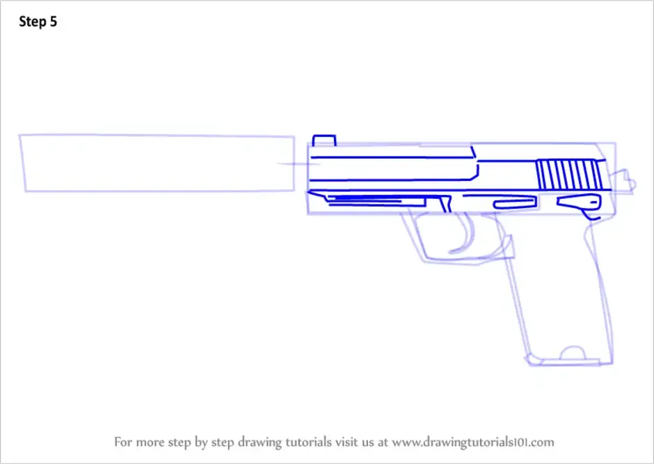 Как нарисовать usp из стендофф 2