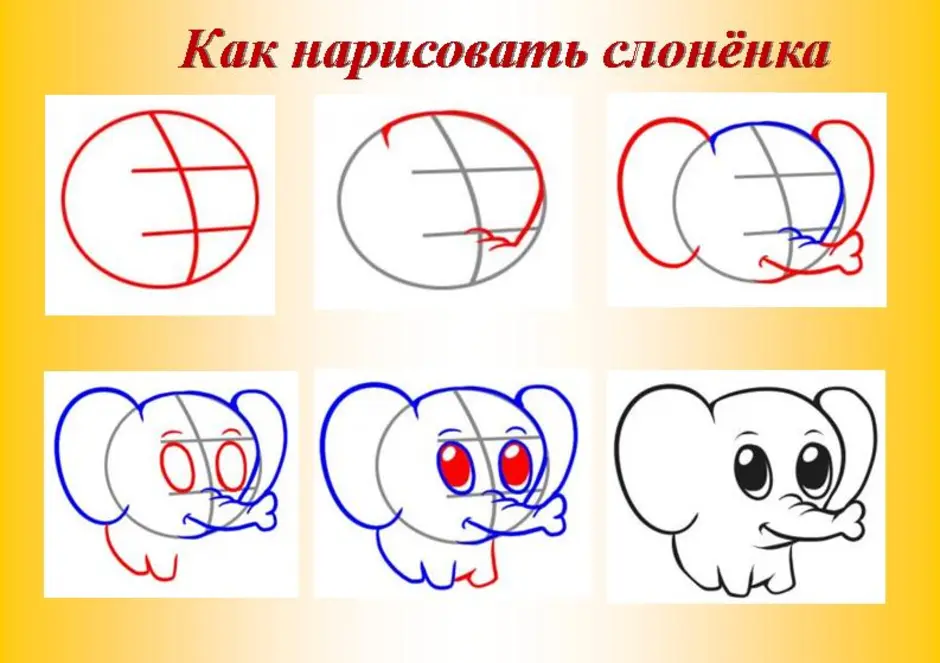 Как рисуется. Как нарисовать слона карандашом поэтапно для детей. Поэтапное рисование слоненка. Поэтапное рисование слоника для детей. Слон поэтапное рисование для детей.