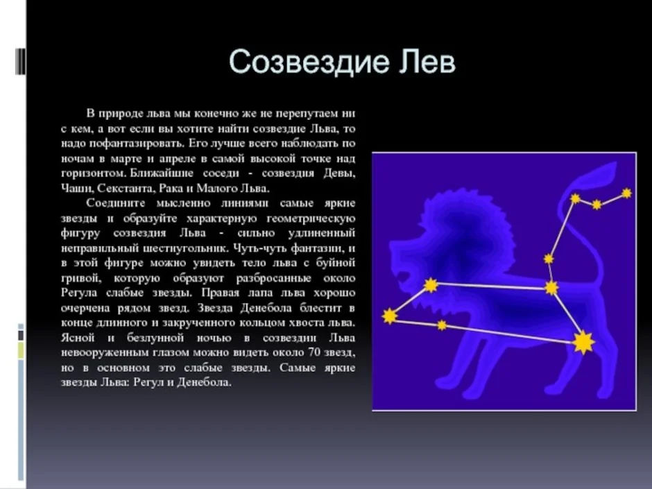 Созвездия неба рассказ. Созвездие Льва Легенда для детей 2 класс. Созвездие Льва окружающий мир 2 класс рассказ. Созвездие Льва 1 класс. Созвездие Лев рассказ 2 класс.