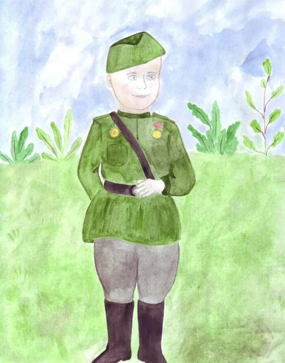 Рисунки солдат для срисовки
