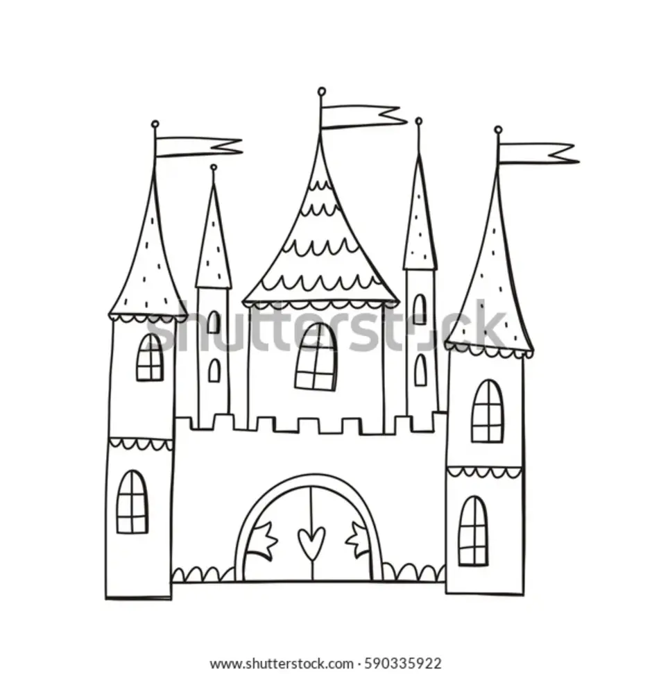 Старый замок по музыке 4 класс. Рисунок замка для срисовки. Раскраска старого замка. Рисунок к пьесе Мусоргского старый замок. Замок рисунок для детей.