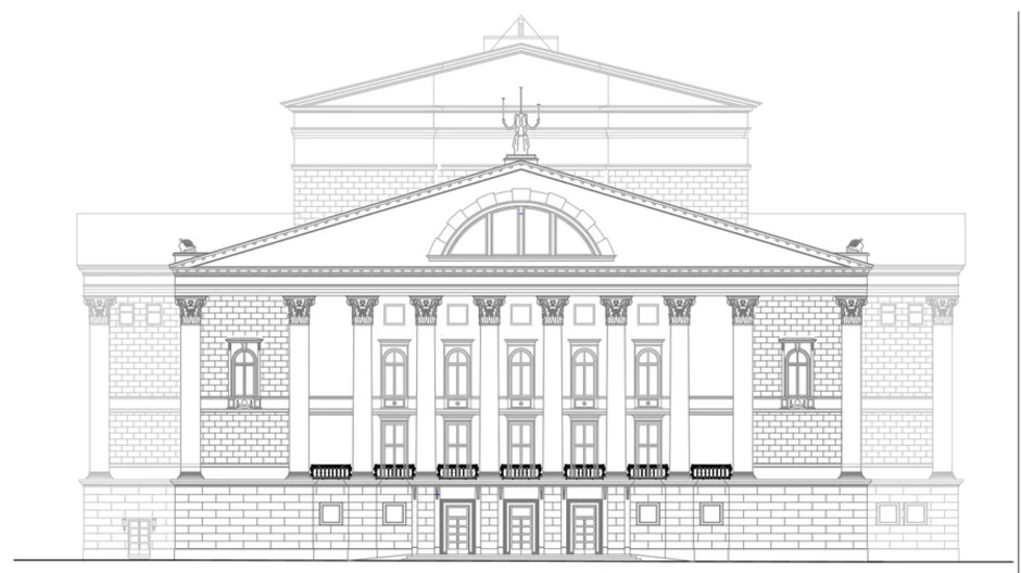Екатеринбургский театр оперы и балета чертежи