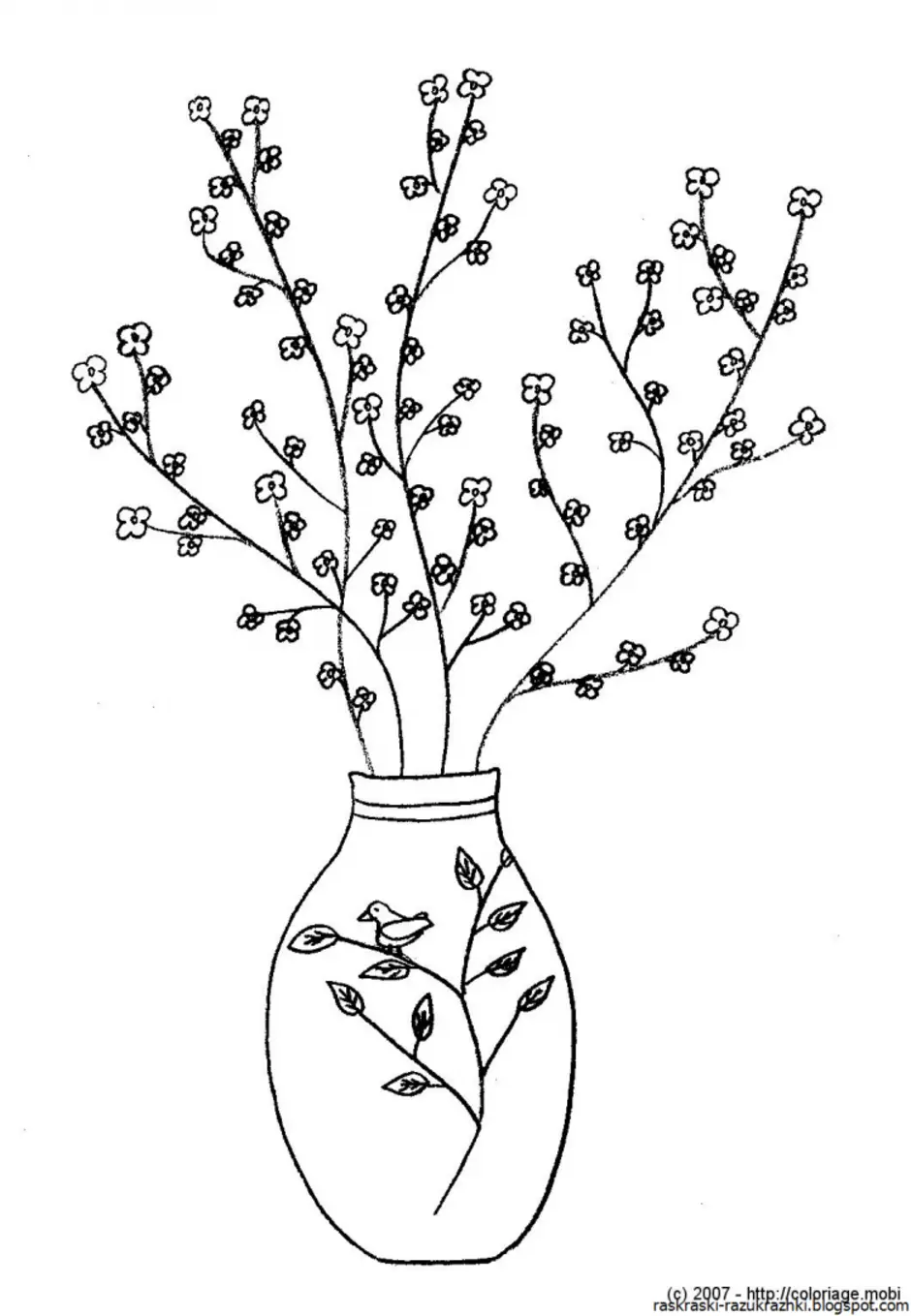 Верба в вазе рисунок 3 класс